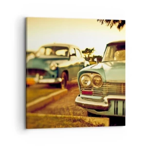 Impression sur toile - Image sur toile - Nous attendrons et verrons - 70x70 cm