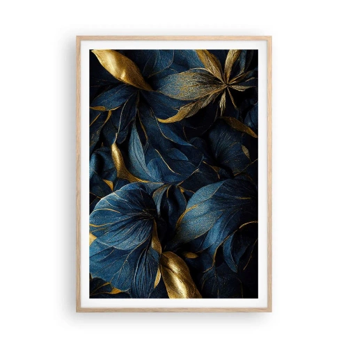 Affiche dans un chêne clair - Poster - Des dessous dorés - 70x100 cm