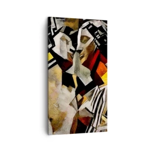 Impression sur toile - Image sur toile - Un baiser sculptural - 45x80 cm