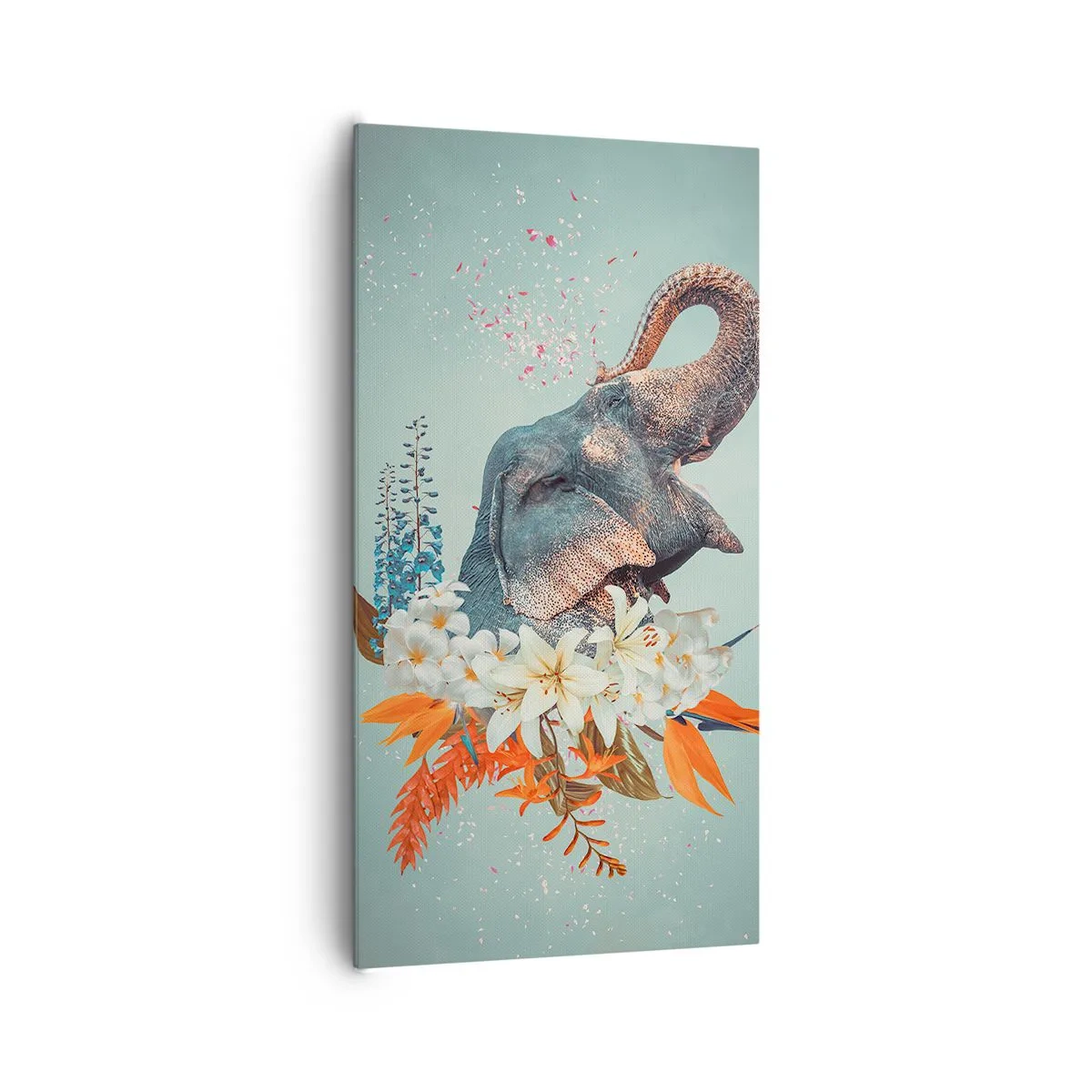 Impression sur toile - Image sur toile - Un rugissement de joie - 65x120 cm