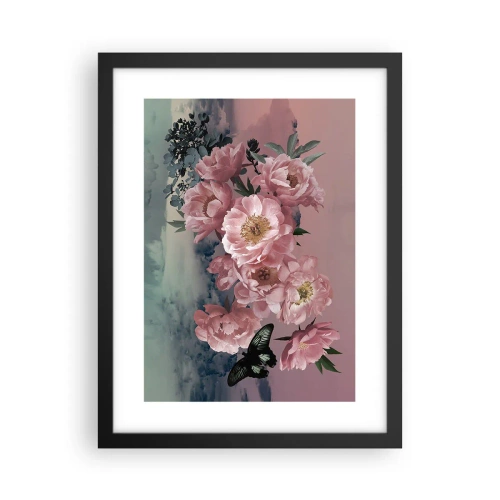 Affiche dans un cadre noir - Poster - Pic du romantisme - 30x40 cm