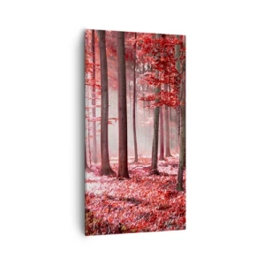 Impression sur toile - Image sur toile - Le rouge est tout aussi beau - 55x100 cm