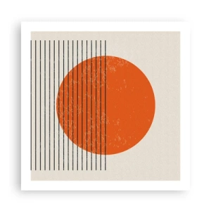Affiche - Poster - Toujours le soleil - 60x60 cm