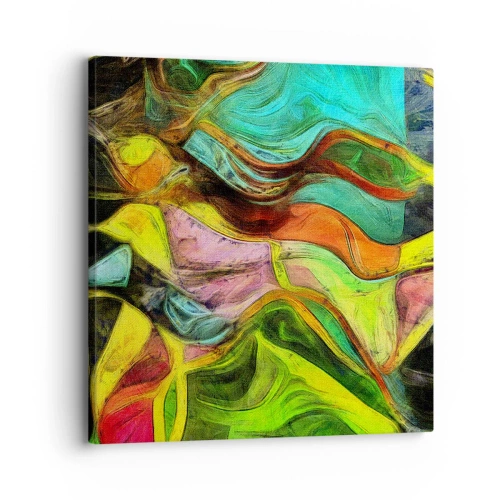 Impression sur toile - Image sur toile - Le mouvement c'est la vie - 30x30 cm