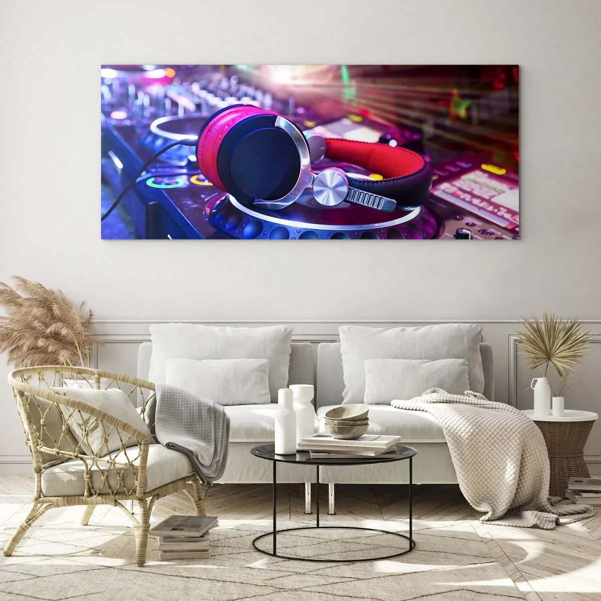 Impression sur verre - Image sur verre - Il va s'en passer des choses - 90x30 cm
