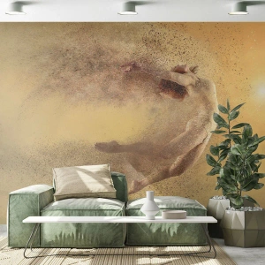 Papier Peint Photo Premium Canvas - Dans le ravissement de la danse - Abstraction, Femme, Graphique - 450x315 cm
