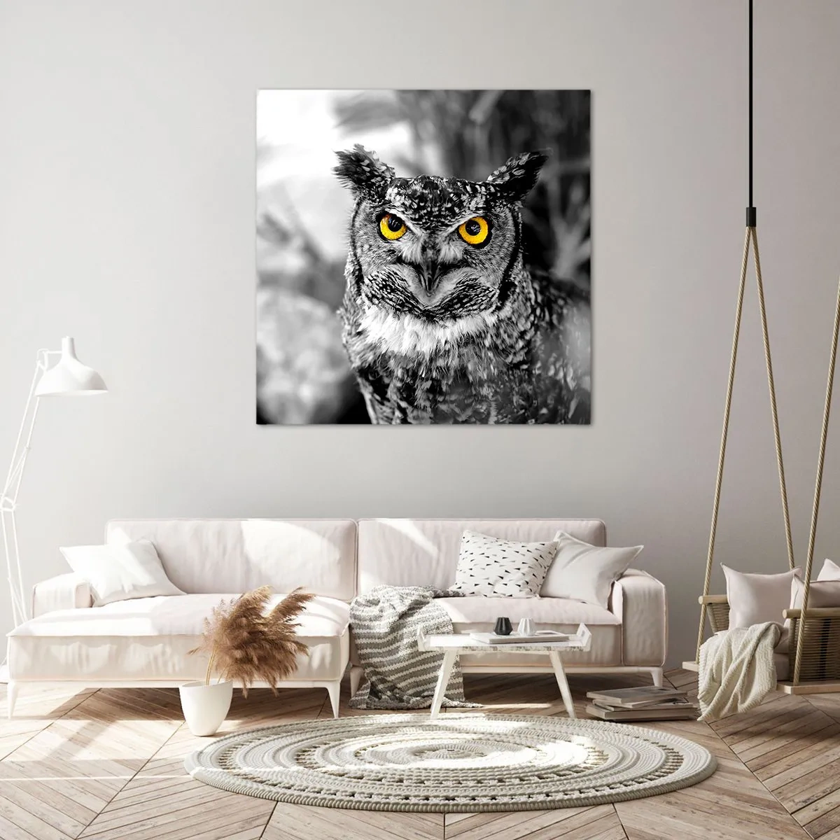 Impression sur toile - Image sur toile - Rien ne se cachera - 30x30 cm
