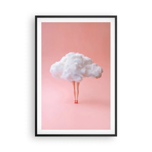 Affiche dans un cadre noir - Poster - Douce promesse - 61x91 cm