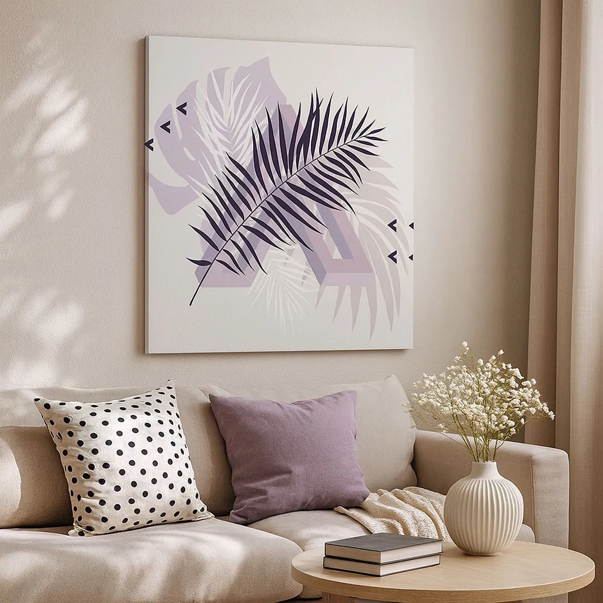 Impression sur toile - Image sur toile - L'ombre de l'obscurité - 30x30 cm