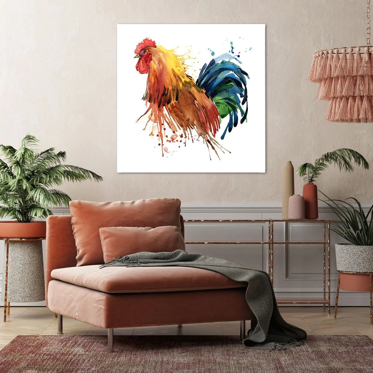 Impression sur toile - Image sur toile - Robe royale, fierté royale - 30x30 cm