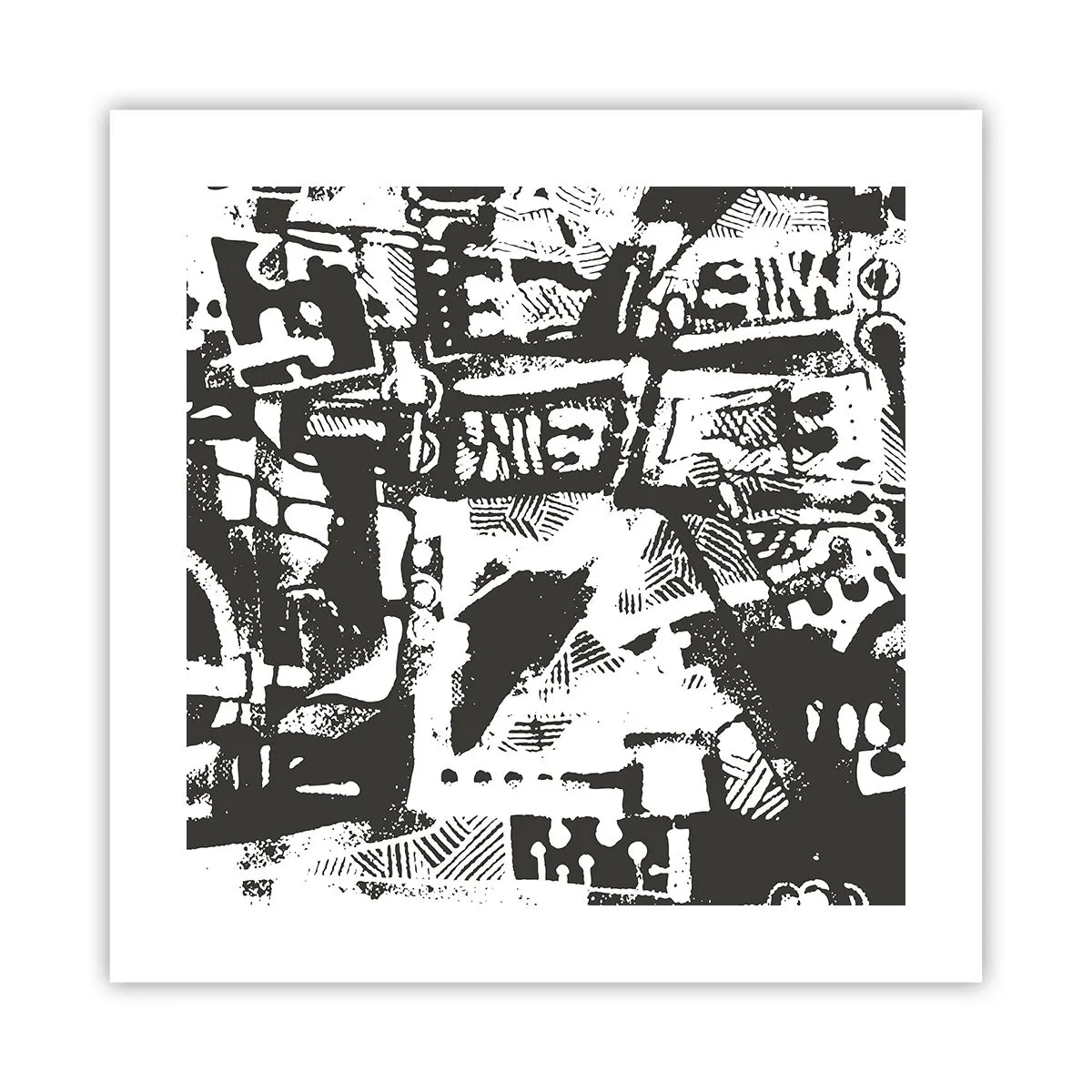 Affiche - Poster - Ordre ou chaos? - 40x40 cm