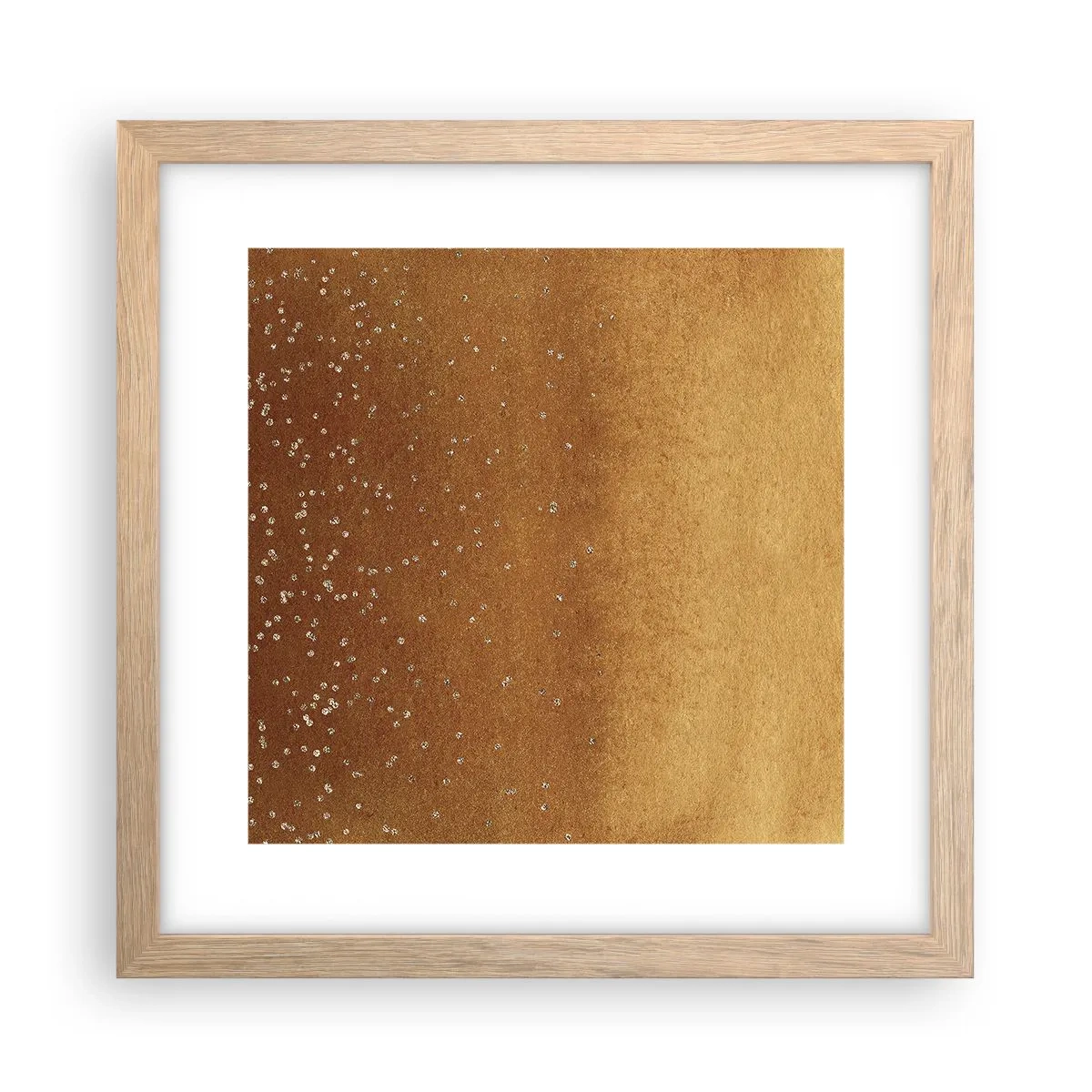 Affiche dans un chêne clair - Poster - Origine du monde - 30x30 cm