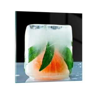 Impression sur verre - Image sur verre - Fraîcheur et rafraîchissement - 70x70 cm