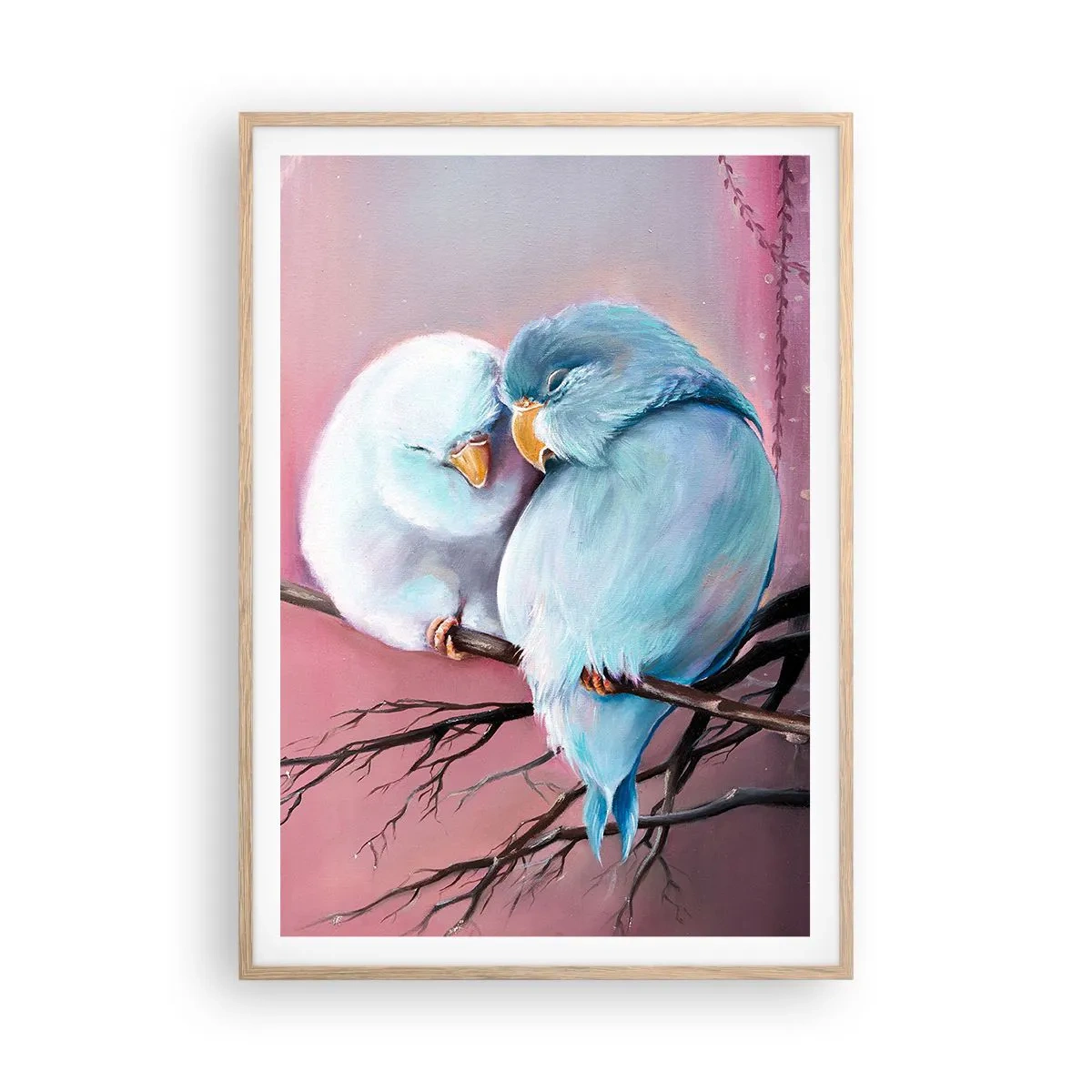 Affiche dans un chêne clair - Poster - Que dire de plus?... - 70x100 cm