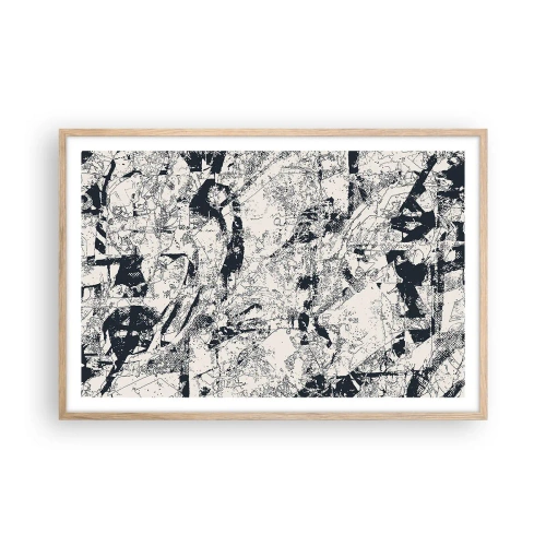 Affiche dans un chêne clair - Poster - Interpénétration des contraires - 91x61 cm