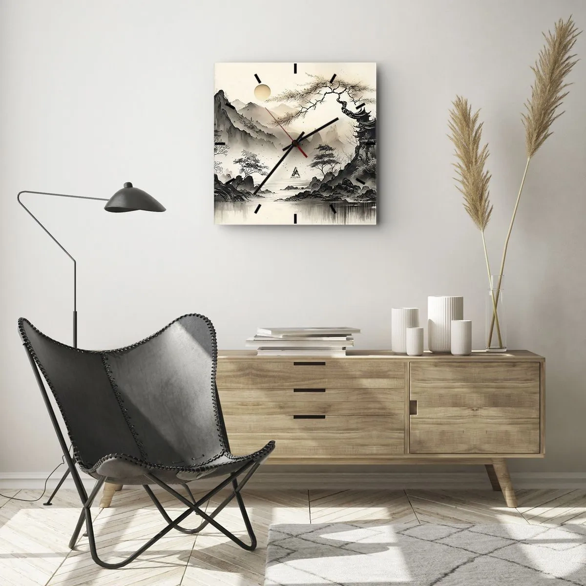 Horloge murale - Pendule murale - Le charme unique de l'Orient - 40x40 cm