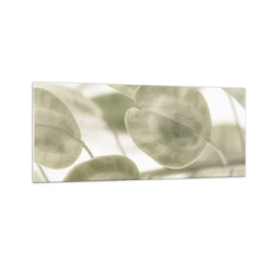 Impression sur verre - Image sur verre - Au commencement il y avait des feuilles... - 100x40 cm