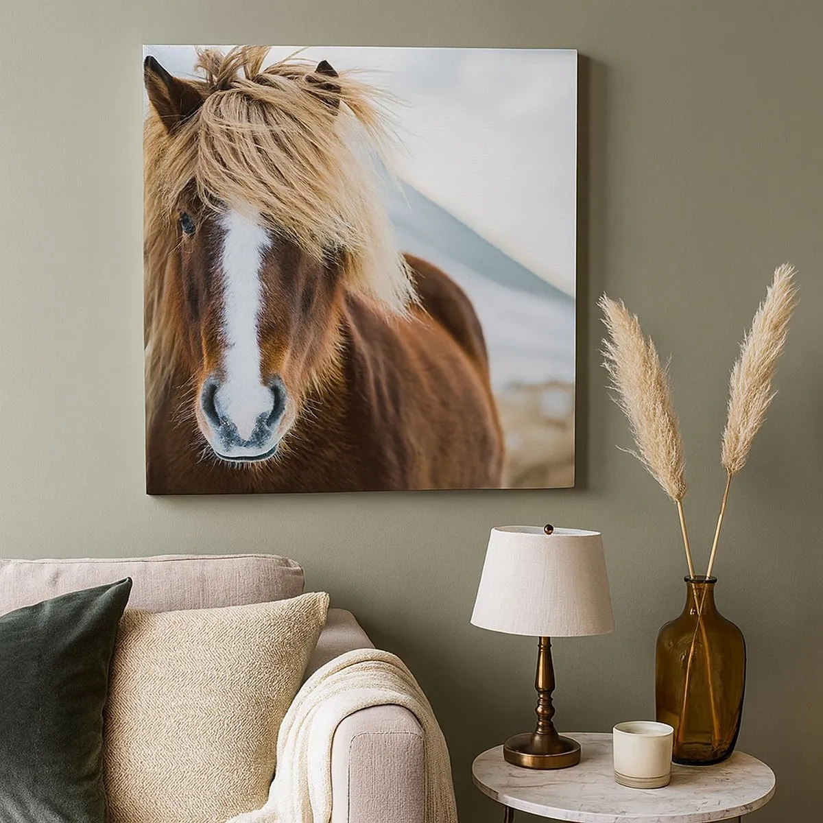 Impression sur toile - Image sur toile - Sentez-vous la liberté ? - 30x30 cm