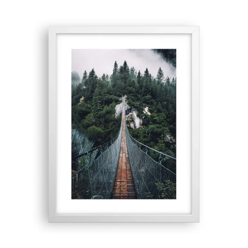 Affiche dans un cadre blanc - Poster - Uniquement pour les aigles - 30x40 cm