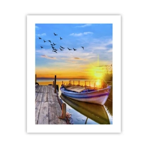 Affiche - Poster - Au revoir, à demain - 40x50 cm