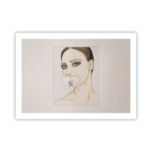 Affiche - Poster - Symbole de l'élégance et de la beauté - 70x50 cm