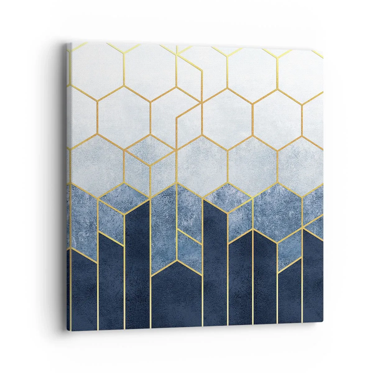 Impression sur toile - Image sur toile - Composition en rythme syncopé - 40x40 cm