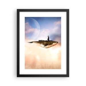 Affiche dans un cadre noir - Poster - Voyage irréel - 30x40 cm