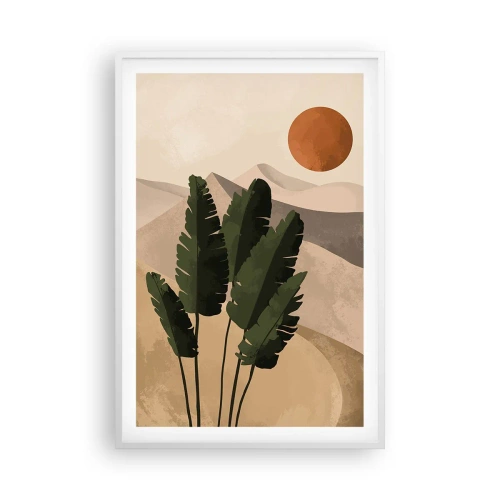 Affiche dans un cadre blanc - Poster - Le triomphe de la vie - 61x91 cm