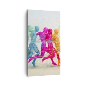 Impression sur toile - Image sur toile - Harmonie du mouvement - 55x100 cm