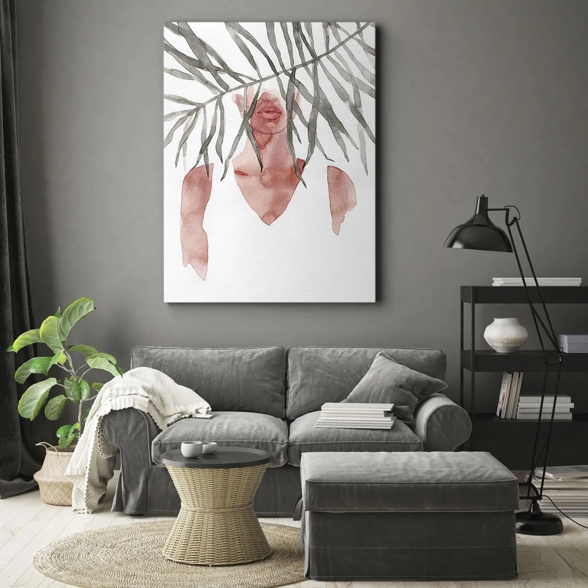 Impression sur toile - Image sur toile - Dame des tropiques - 70x100 cm