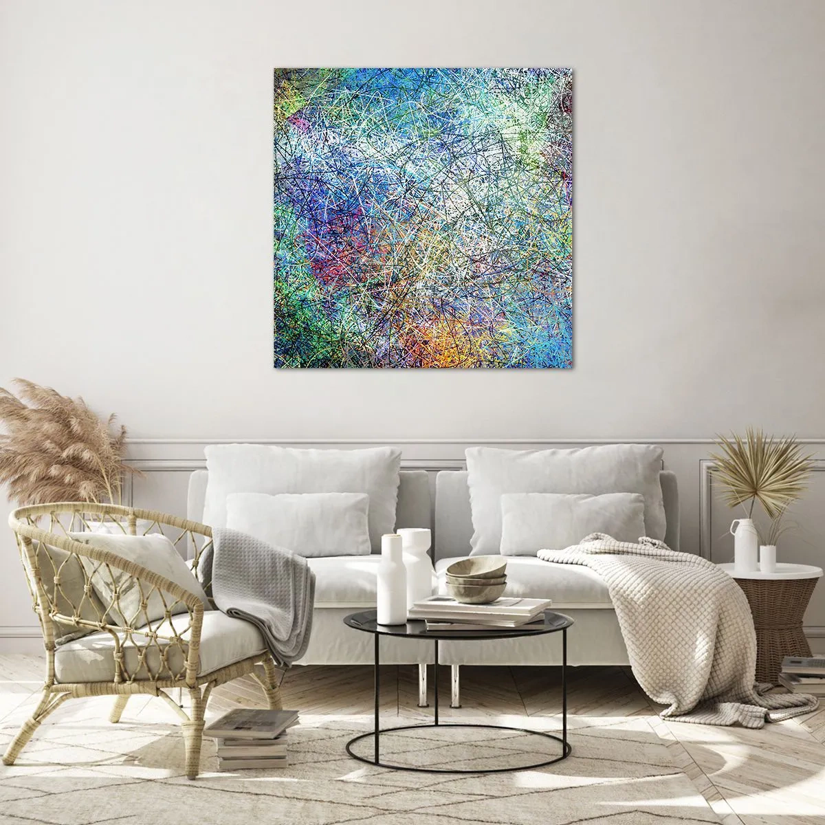 Impression sur verre - Image sur verre - Ce n'est pas si simple - 60x60 cm