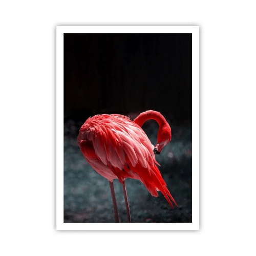 Affiche - Poster - Poème cramoisi de la nature - 70x100 cm