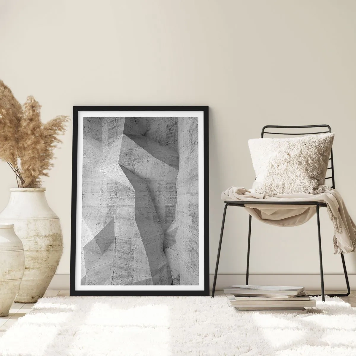 Affiche dans un cadre noir - Poster - Un vrai challenge - 61x91 cm