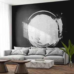 Papier Peint Photo Premium Canvas - Belle sortie - Roue, Planète, Lune - 150x105 cm