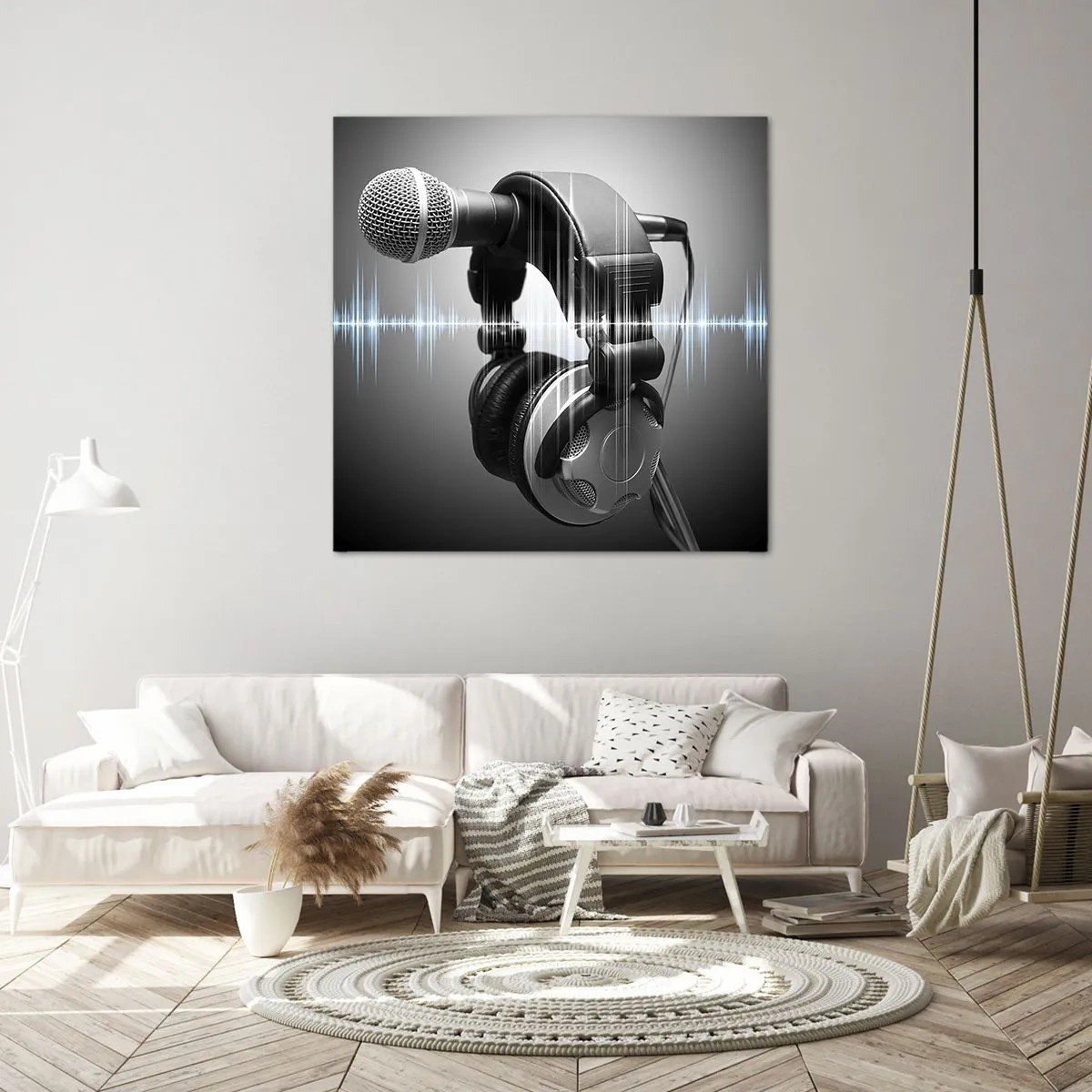 Impression sur toile - Image sur toile - Vous pouvez encore entendre son chant - 30x30 cm