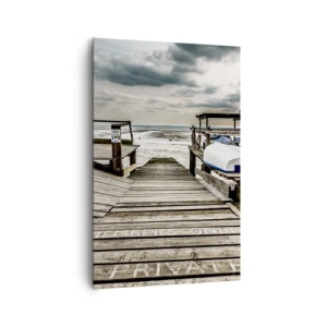 Impression sur toile - Image sur toile - Plage de minuit - 80x120 cm