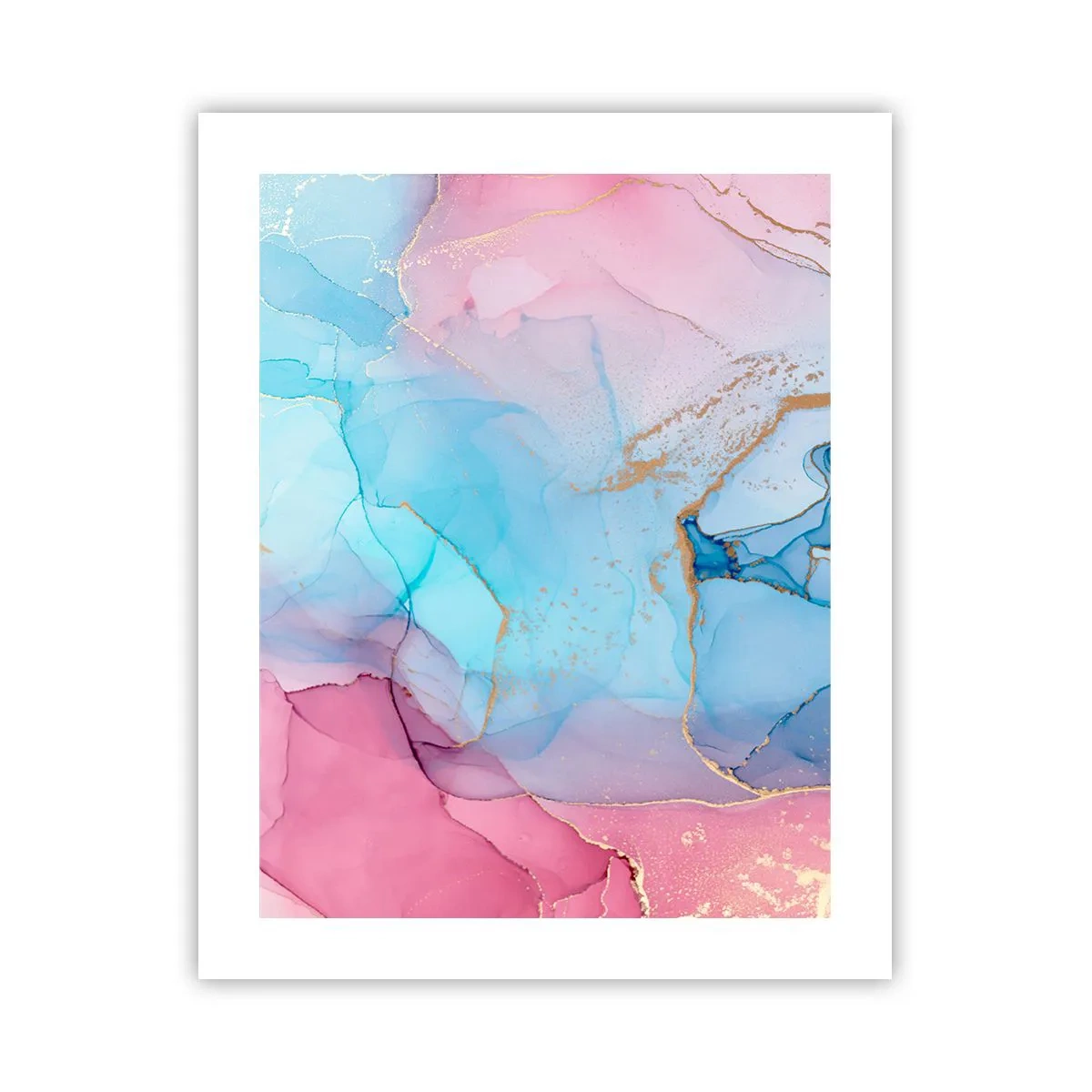 Affiche - Poster - Rencontre et mélange - 40x50 cm