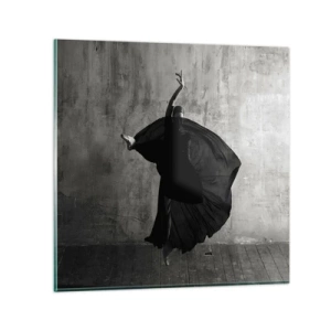 Impression sur verre - Image sur verre - Pas plein de passion - 30x30 cm