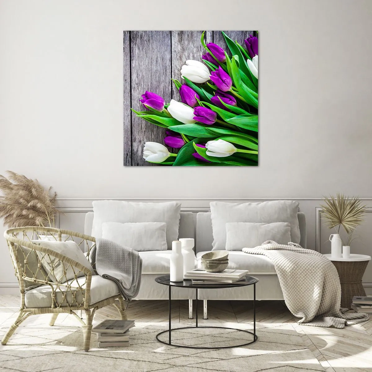 Impression sur verre - Image sur verre - Le jour des vacances de printemps - 60x60 cm