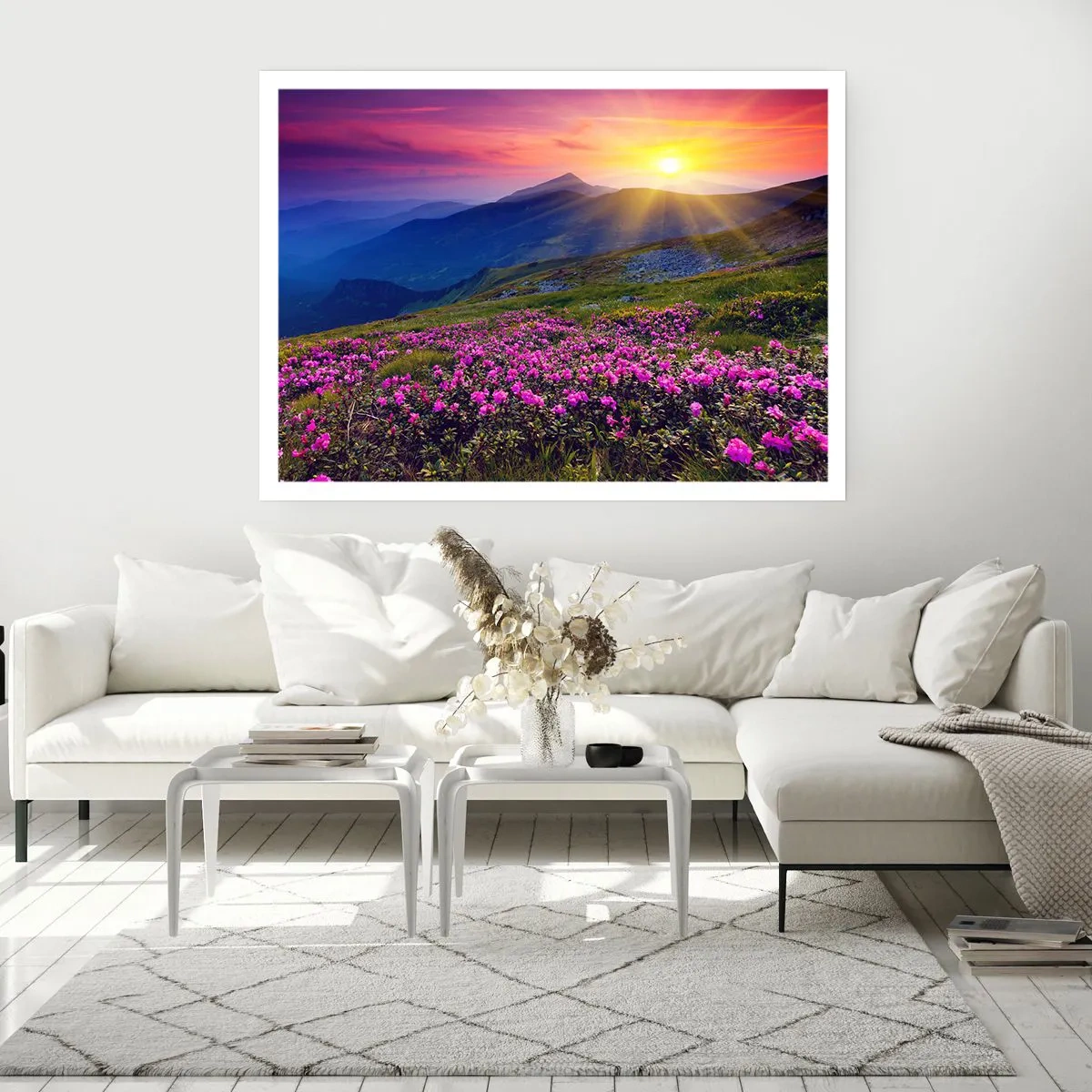 Affiche - Poster - … Et autour, ça sent le pin des montagnes et l'odeur de la prairie - 40x30 cm