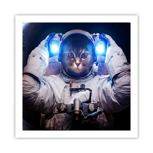 Affiche - Poster - Houston, vous avez un problème - 60x60 cm