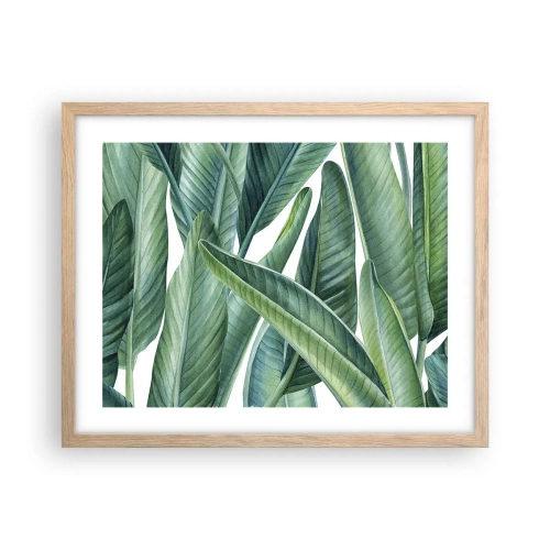 Affiche dans un chêne clair - Poster - La nature face à elle-même - 50x40 cm