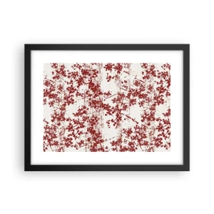 Affiche dans un cadre noir - Poster - Comme un calicot ancien - 40x30 cm