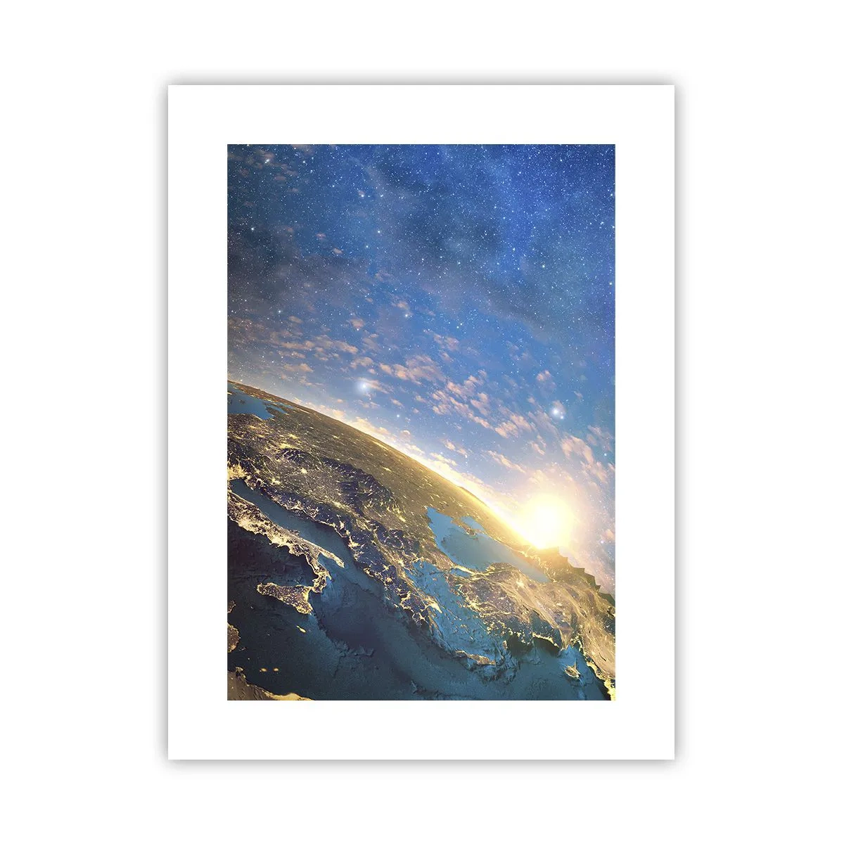 Affiche - Poster - Regardons-nous de loin - 30x40 cm