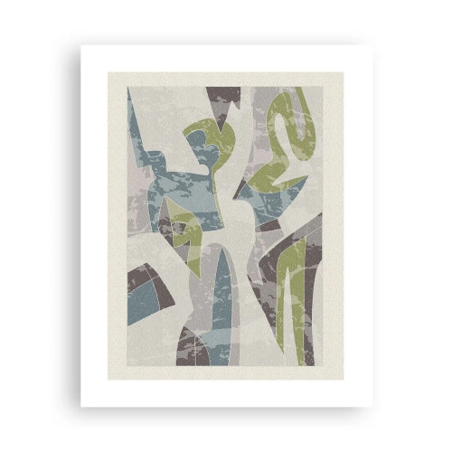 Affiche - Poster - Composition derrière la vitre - 40x50 cm