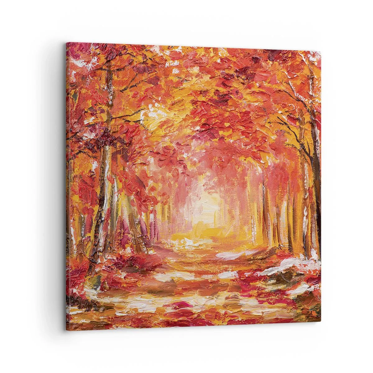 Impression sur toile - Image sur toile - Forêt de cuivre - 50x50 cm