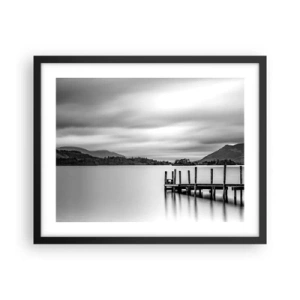 Affiche dans un cadre noir - Poster - Douceur et force - 50x40 cm