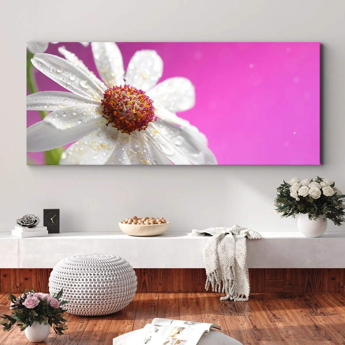 Impression sur toile - Image sur toile - Modeste dans sa beauté - 100x40 cm
