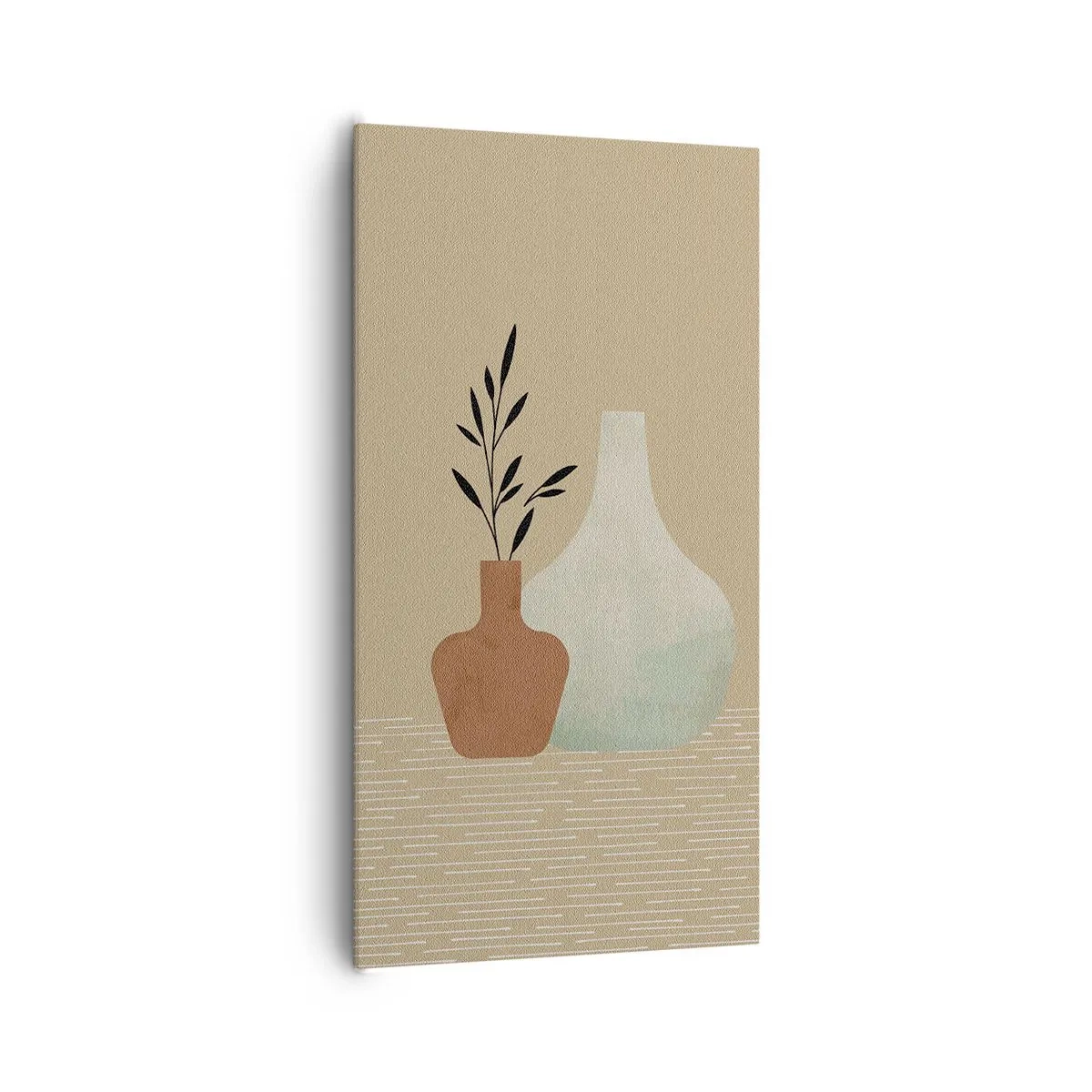 Impression sur toile - Image sur toile - Le vase et son idée - 65x120 cm