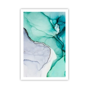 Affiche - Poster - Étude de turquoise - 61x91 cm